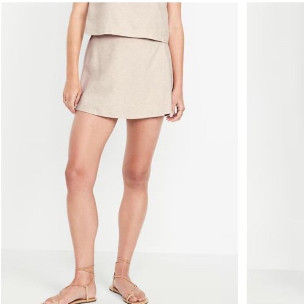 Old Navy Linen Skort